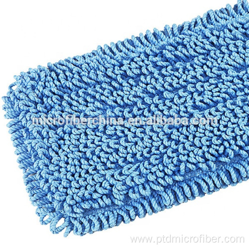 Tufting microfiber wet cleaning flat mop